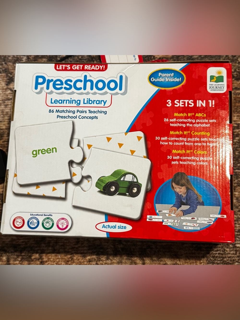 Pre school learning set. New